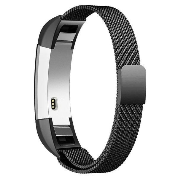 Fitbit Alta HR Milanese Loop Strap Black Carousel 1
