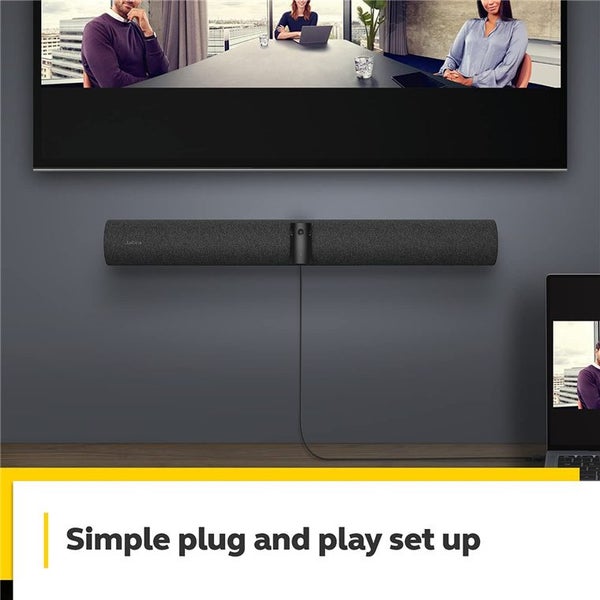 Jabra PanaCast 50 180° Panoramic-4K UHD All-in-One Video Bar - Black - Microsoft Carousel 6
