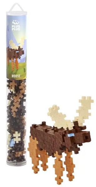 Plus-Plus: Moose Tube (100pc) Carousel 1