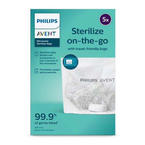 Avent Microwave Steriliser Bags 5pk Carousel 1