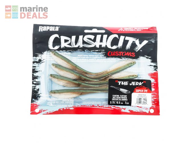 Rapala Crush City The Jerk Soft Bait 9.5cm Qty 7 … Carousel 2