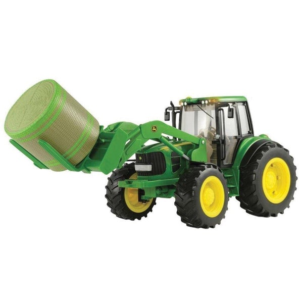1:16 Big Farm John Deere 7330 w/Front Bale Mover & Bale Carousel 1