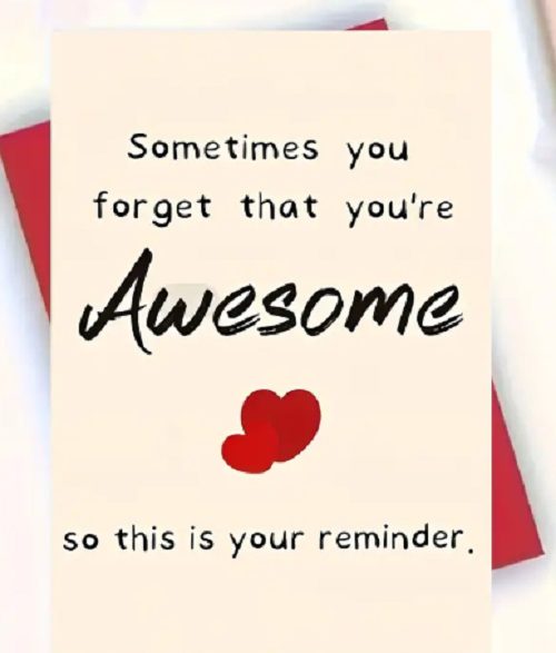 Valentines Card (Funny) - Sometimes You Forget (Stamp included!) Carousel 1