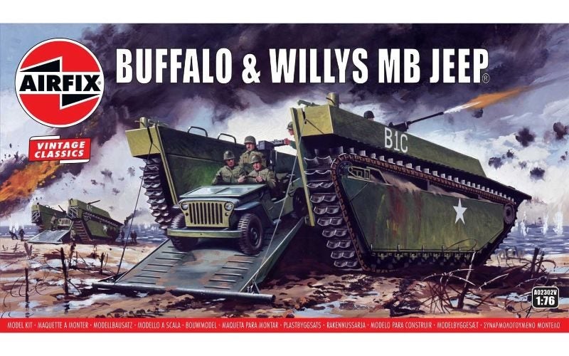 Airfix Kit Model - Buffalo Willys MB Jeep Carousel 1