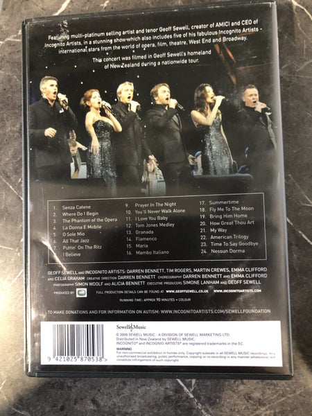 DVD Geoff Sewell and Incognito Artists Live in Concert62937632074626111