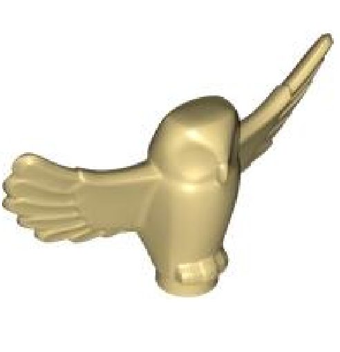 NEW & RARE - 1x LEGO Tan Owl with spread wings Carousel 1