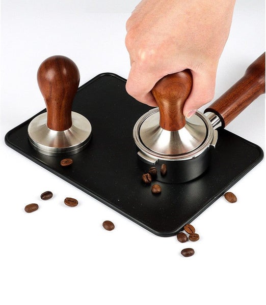 53MM Coffee Tamper Flat Base with Red Rosewood Wooden Handle Carousel 2