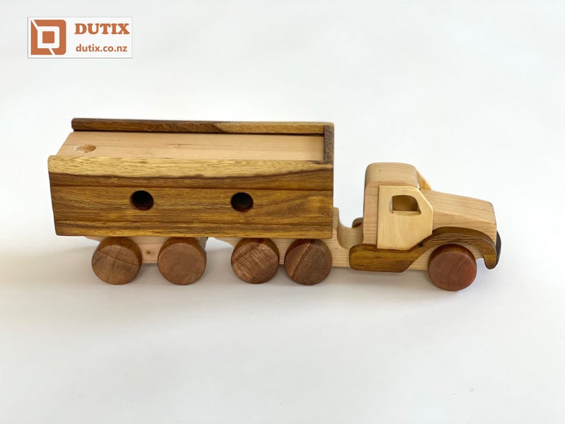 Wooden Toy Container Truck Carousel 2