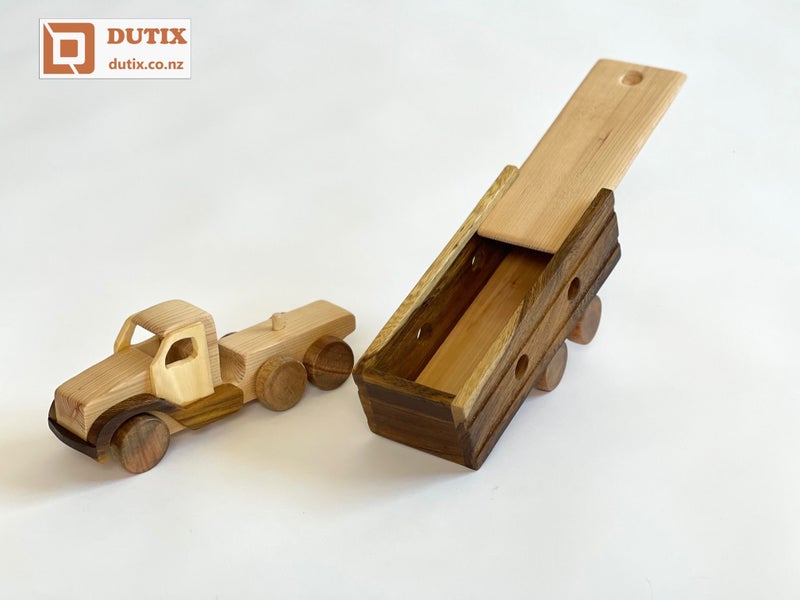 Wooden Toy Container Truck Carousel 4
