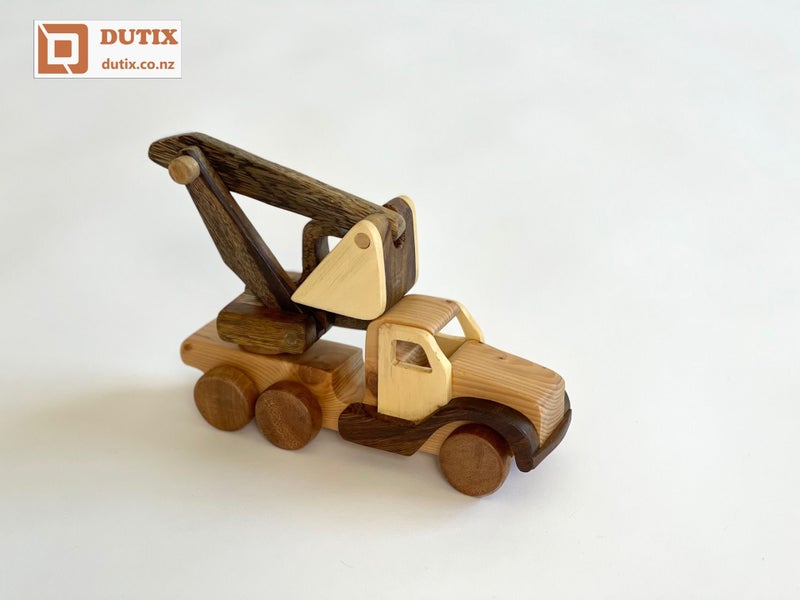 Wooden Toy Digger Truck Carousel 1