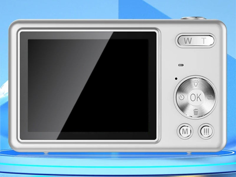 Digital Camera 4K Video Camera 32GB Memory Card Digital Point Shoot Camera White Carousel 6