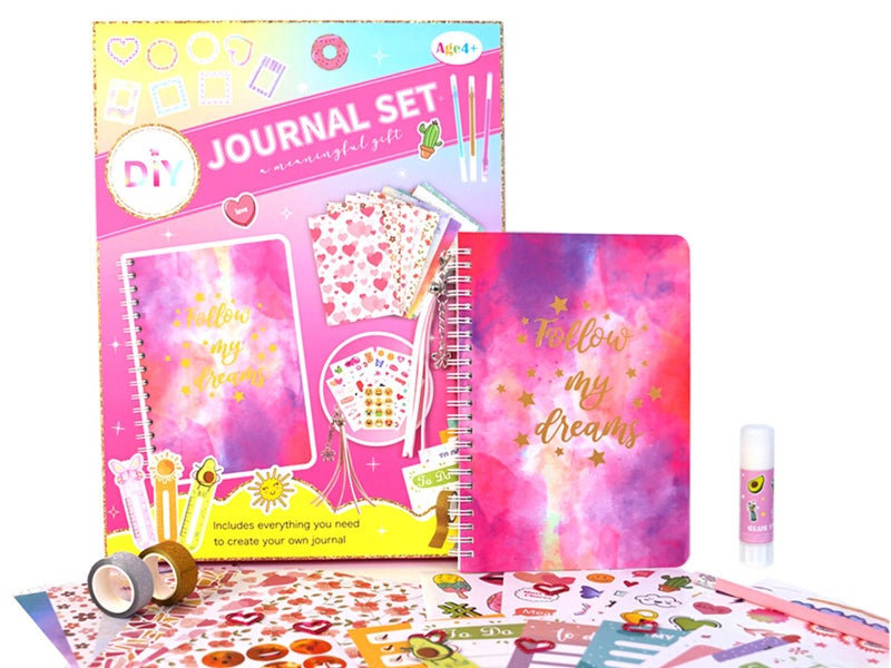 2 X DIY Journal Kit Girls Scrapbook Diary Handbooks Gifts Arts Crafts Supplies Carousel 2