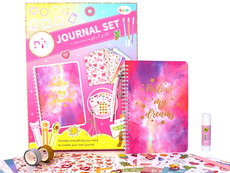 2 X DIY Journal Kit Girls Scrapbook Diary Handbooks Gifts Arts Crafts Supplies Carousel 3