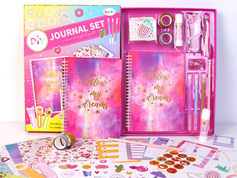 DIY Journal Kit Girls Scrapbook Diary Handbooks Gifts Arts Crafts Supplies Carousel 1