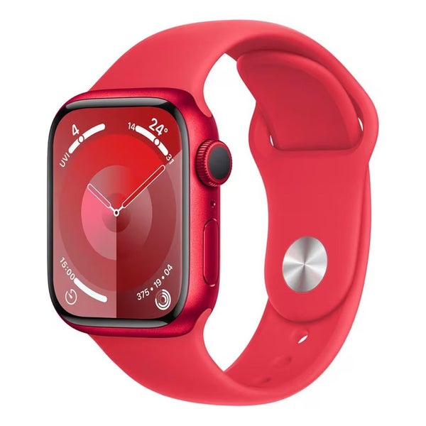 Apple Watch Series 9 GPS 41mm Red Aluminium Case w/ Red Sport Band - S/M Carousel 1
