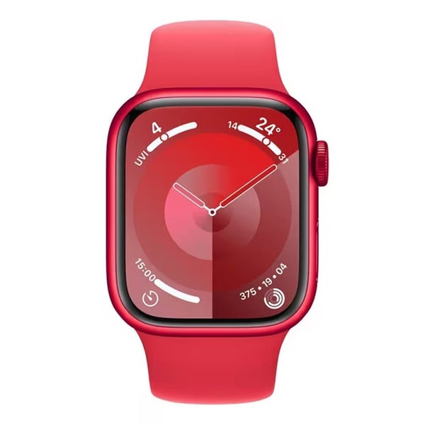 Apple Watch Series 9 GPS 41mm Red Aluminium Case w/ Red Sport Band - S/M Carousel 2