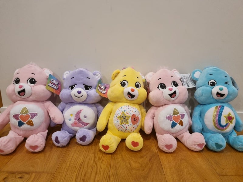 Glitter CARE BEARS - 32cm Brand New Carousel 1