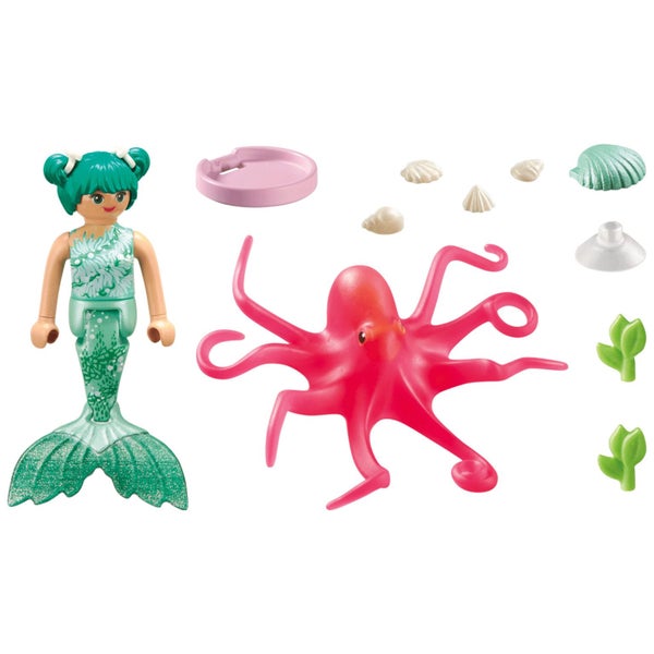 Playmobil Mermaid with Colour Changing Octopus Carousel 2