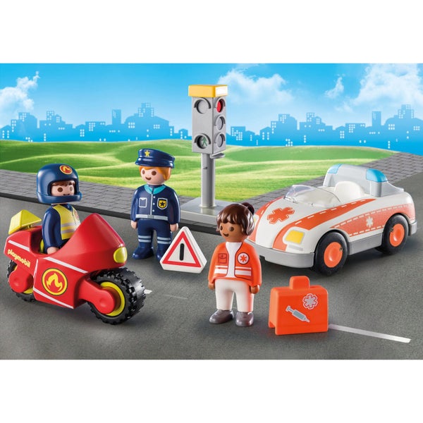 Playmobil 1.2.3 Everyday Heros Carousel 2