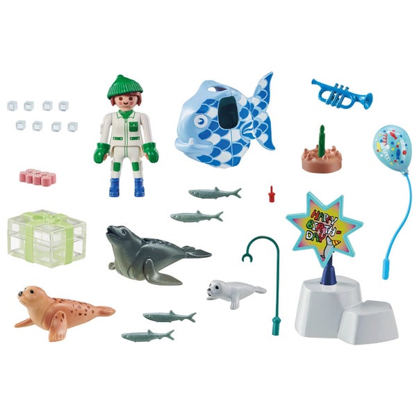 Playmobil Keeper with Animals Gift Set Carousel 4