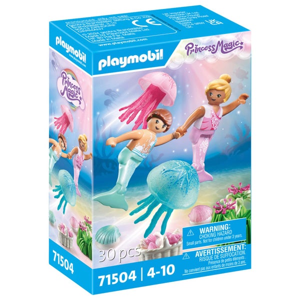 Playmobil Mermaid Kids with Jellyfish Carousel 1