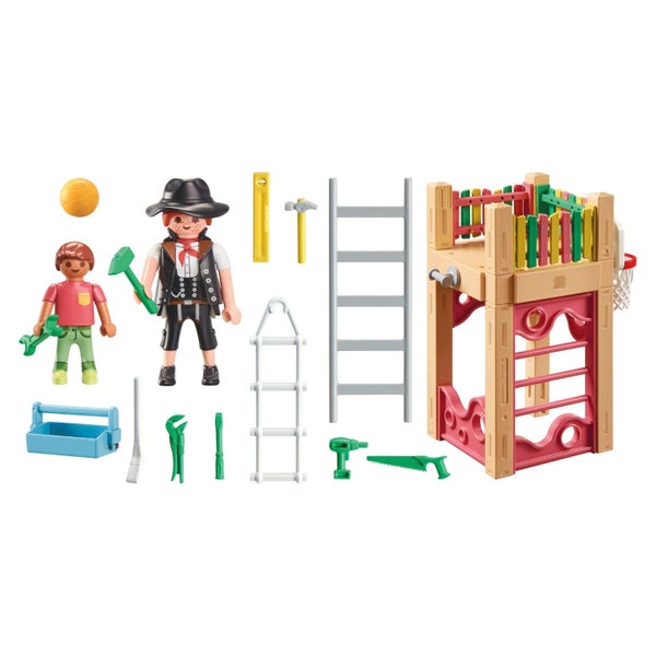 Playmobil Starter Pack Carpenter on Tour Carousel 4