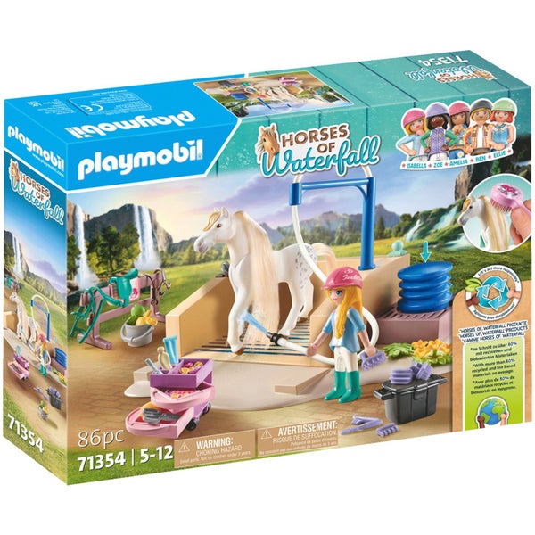 Playmobil Isabella & Lioness with Washing Area Carousel 1