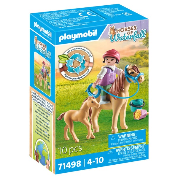 Playmobil Child with Pony & Foal Carousel 1