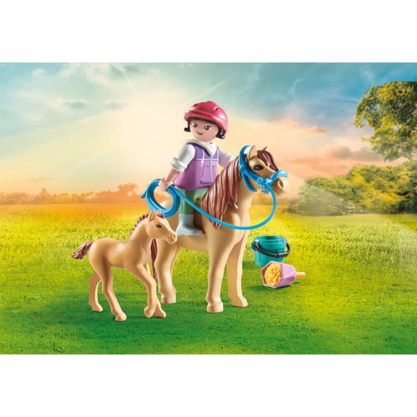 Playmobil Child with Pony & Foal Carousel 2