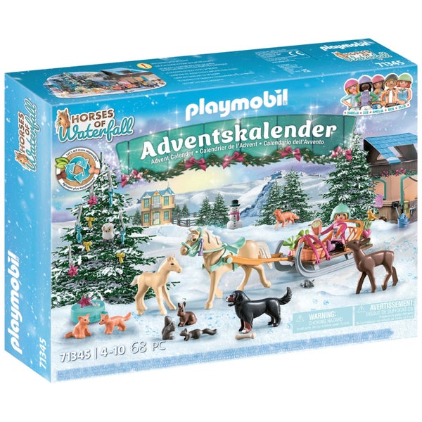 Playmobil Advent Calendar Christmas Sleigh Ride Carousel 1