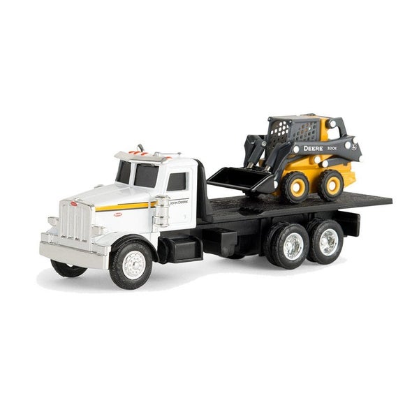 1:64 John Deere 320E Skid Steer w/Peterbilt Truck Carousel 1