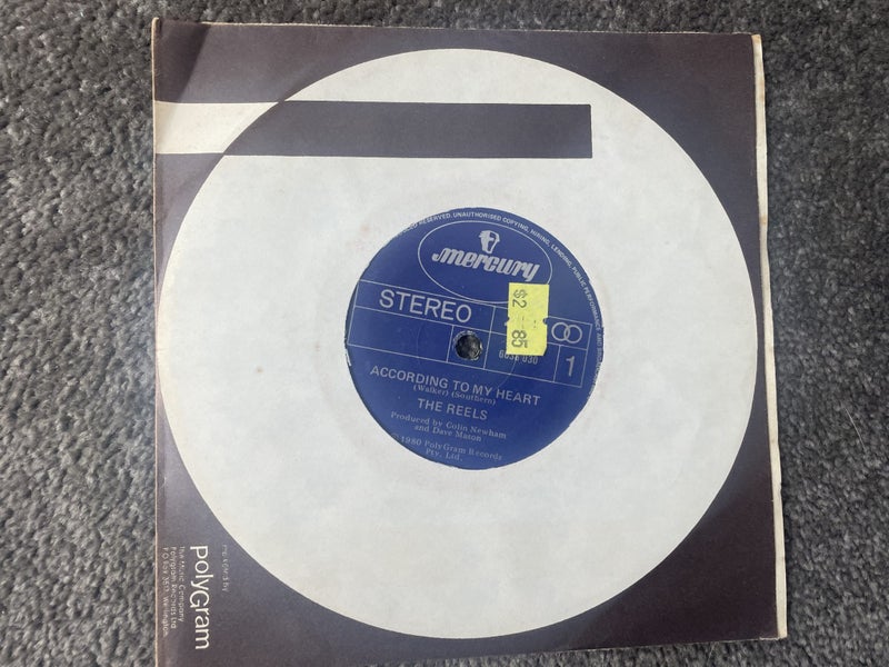 The Reels - According to my heart & Love will find a way - 7" VINYL $3 Reserve! Carousel 1