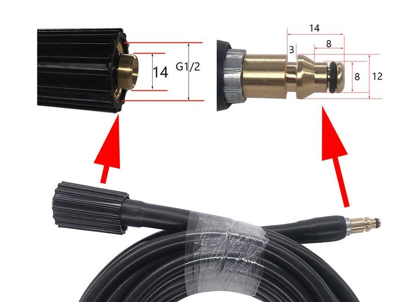 High Pressure Washer Cleaning Hose for STIHL/NILFISK 8m Carousel 2