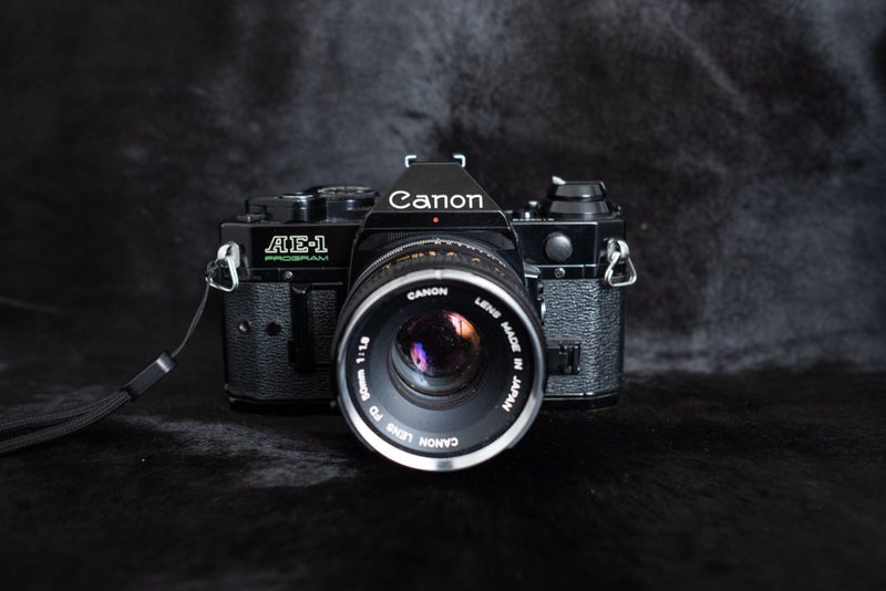 Canon AE-1p with 50mm 1.8 film tested Carousel 2