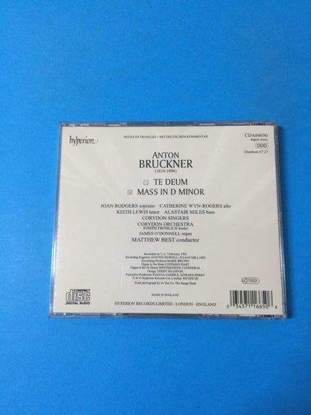 Bruckner: Te Deum, Mass In D Minor (Hyperion) (CD) Carousel 2
