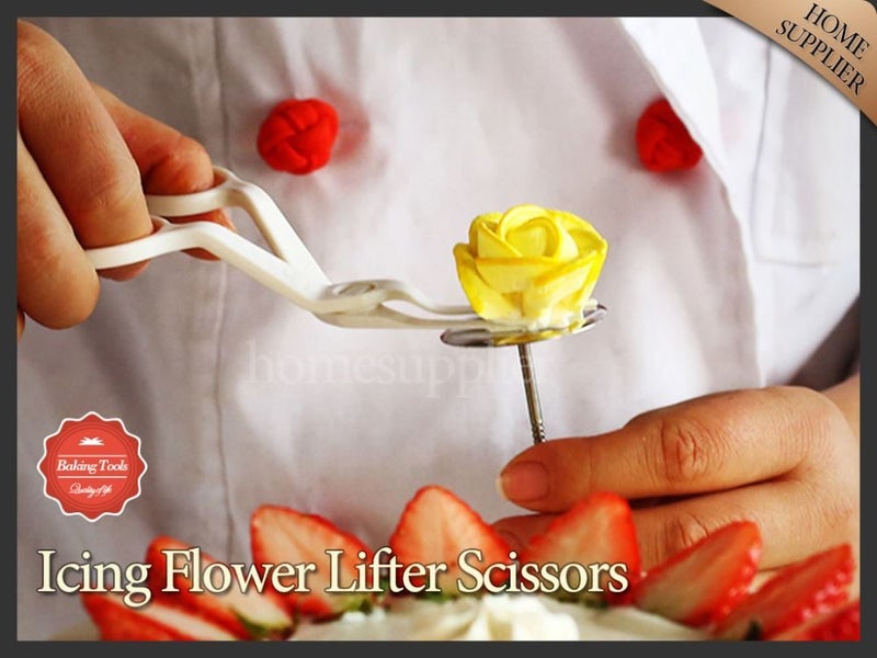 Icing Flower Lifter Scissors Cake Decorating Tool629738692688671110