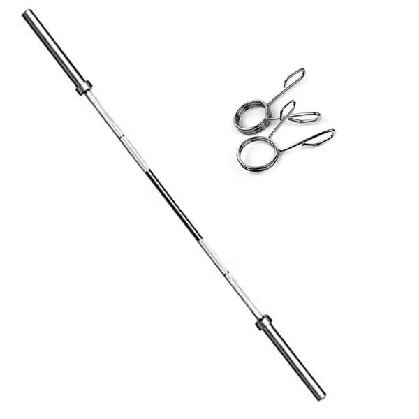 Olympic Barbell 6FT + 40kg Weights NEW Carousel 2