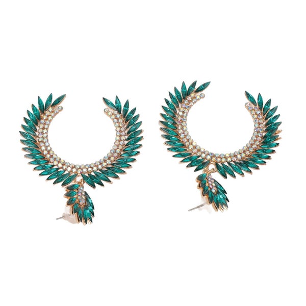 marquise flower teardrop earrings marquise flower teardrop dangle earrings Carousel 1