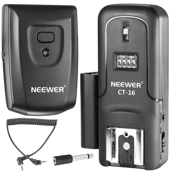 Neewer 16 Channels Wireless Radio Flash Studio Trigger Set for Canon Nikon Carousel 1