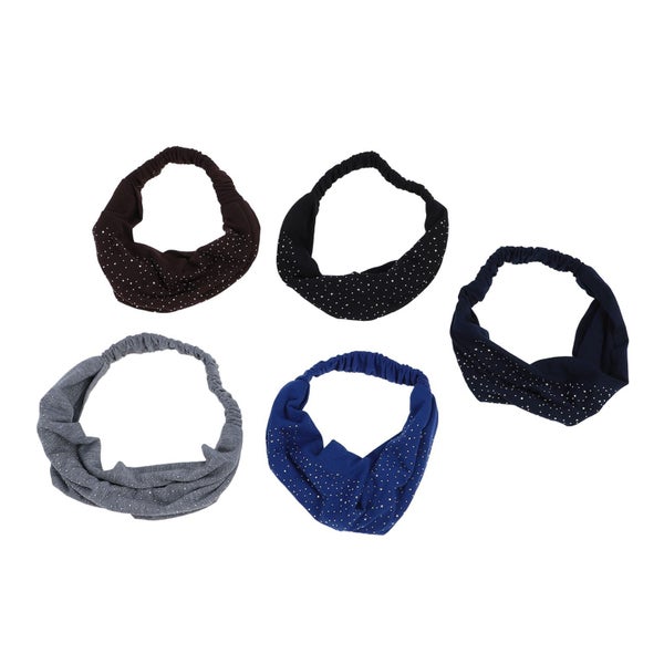 women yoga headbands wide bandana headband women sport sweatbands women workout Carousel 5