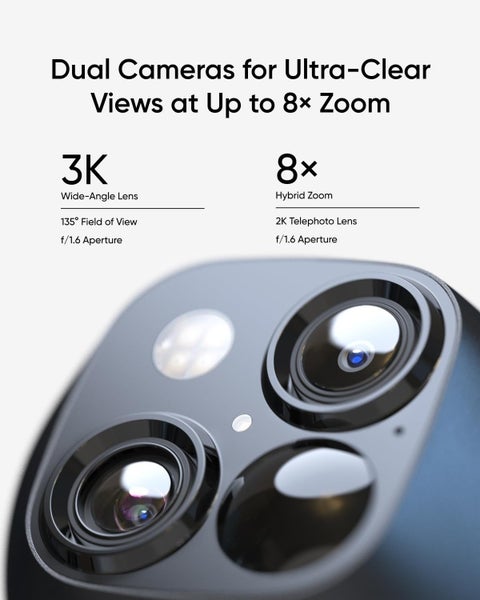 eufy Security S340 Pan & Tilt 3K Dual Camera with Solar Panel Carousel 2