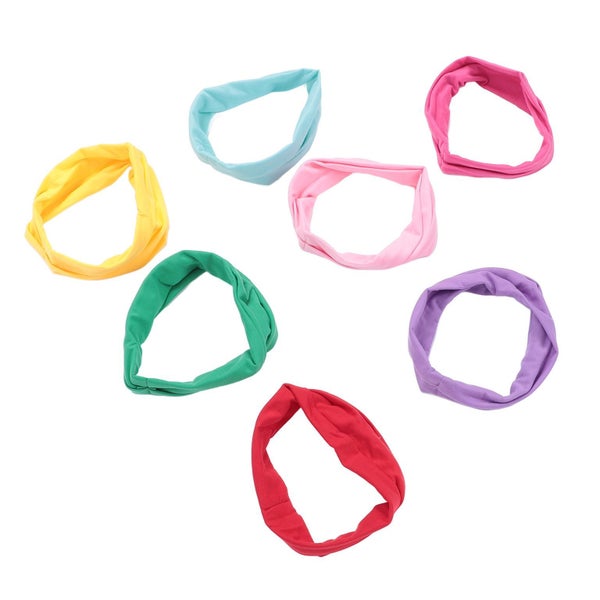 sweat headbands for women yoga exercise sweatbands 7Pcs Workout Headbands Sport Carousel 2