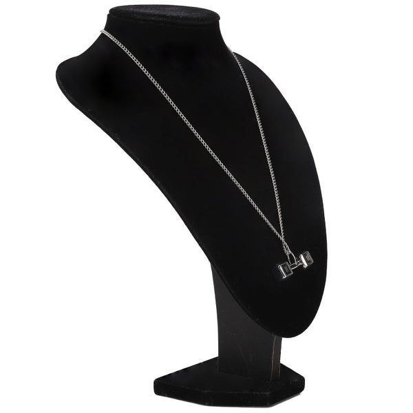 jewelry necklace Dumbbell Pendant Necklace Unisex Fashionable Jewelry Necklace Carousel 5