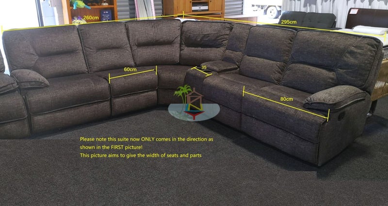 Maryland# Round Corner Recliner Lounge Suite | Corner Carousel 6