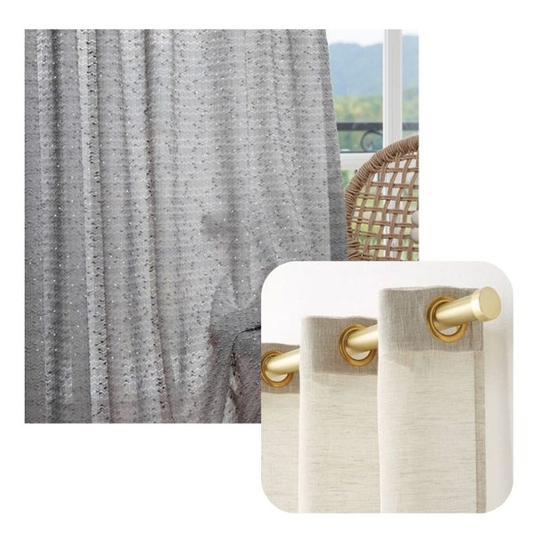 Hod Health And Home 100 Centimetre Grey Modern Luxury Retro Style Curtains For L Carousel 1