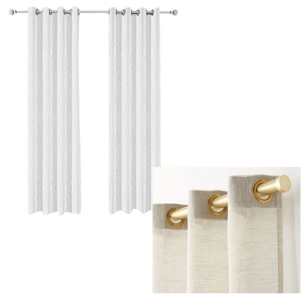 100 Centimetre White Curtains Modern Luxury Retro Style For Garden Curtains & D Carousel 1