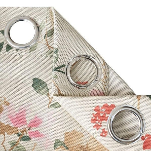 500Cm Beige Flower Design Modern Luxury Retro Style Curtain For Home Decor Curta Carousel 1