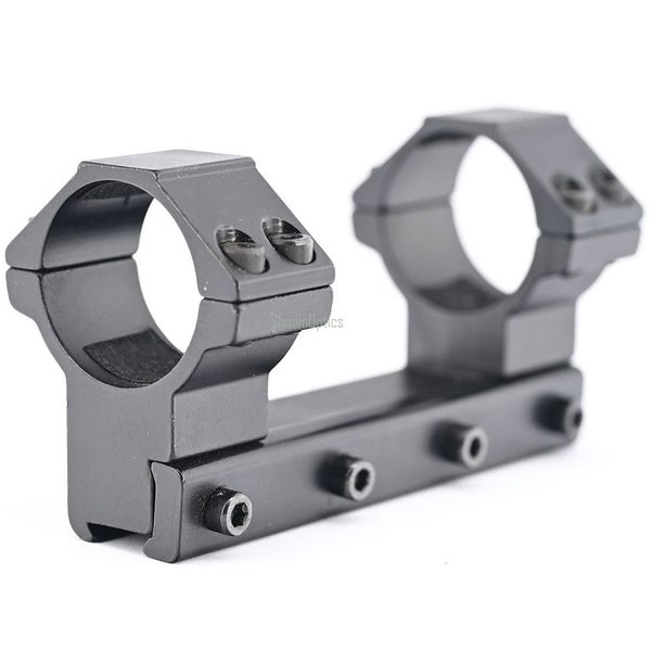 Shooin Scope Ring Mount With Dovetail 11mm Rail Mount Base For 1 Inch Carousel 1