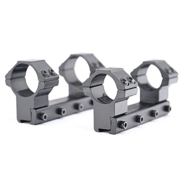 Shooin Scope Ring Mount With Dovetail 11mm Rail Mount Base For 1 Inch Carousel 2