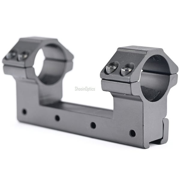 Shooin Scope Ring Mount With Dovetail 11mm Rail Mount Base For 1 Inch Carousel 6